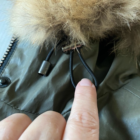 🎉HP🎉  NWT SAM New York Thinsulate parka with natural coyote edged hood, size L - Picture 14 of 16